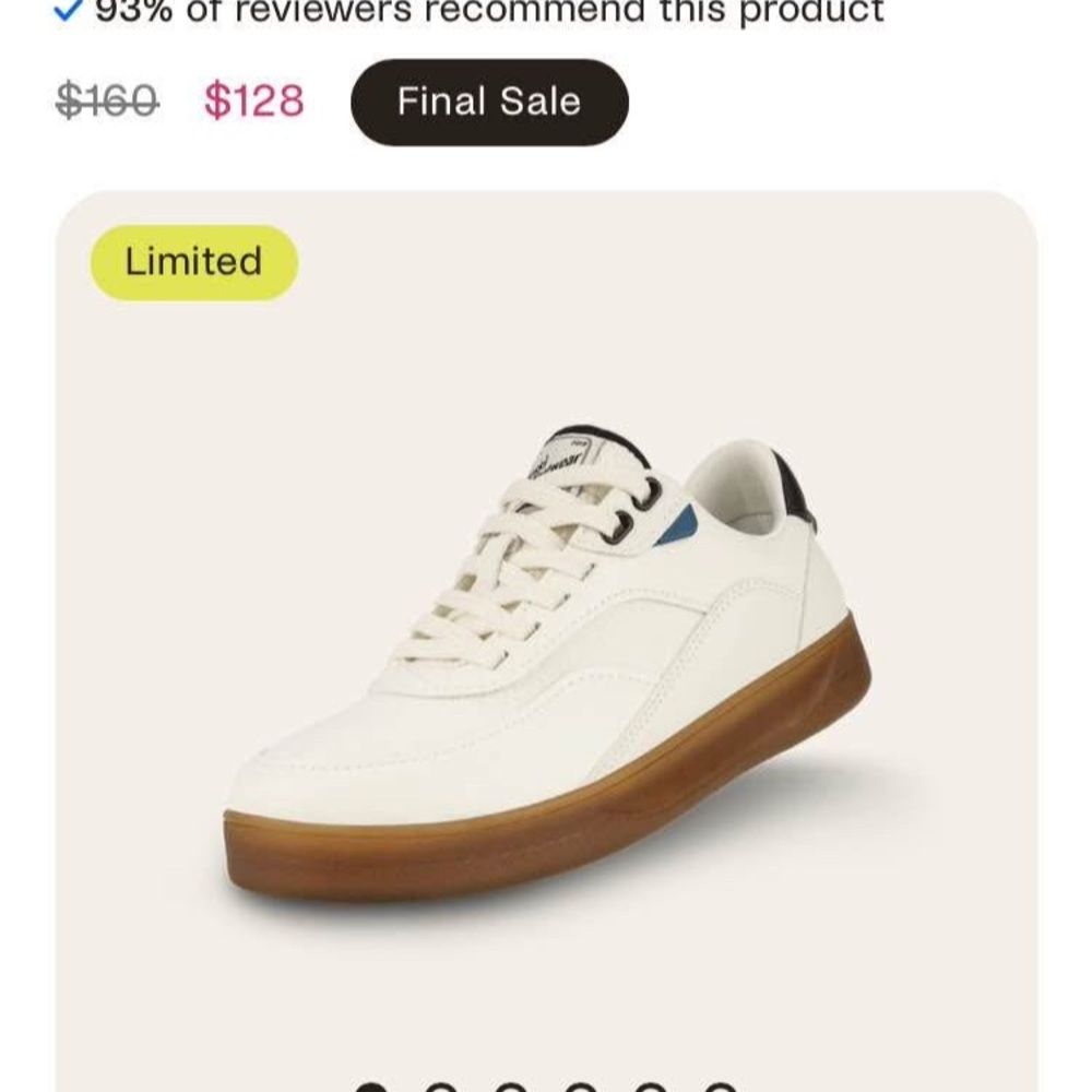 Vessi Courtside Women’s Size 9